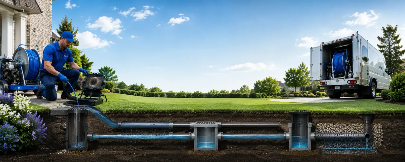 Outdoor drain cleaning information for Manasquan, NJ